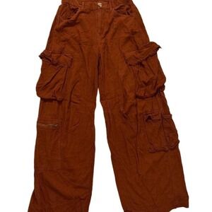 Urban Outfitters orange cargo pants Size XS